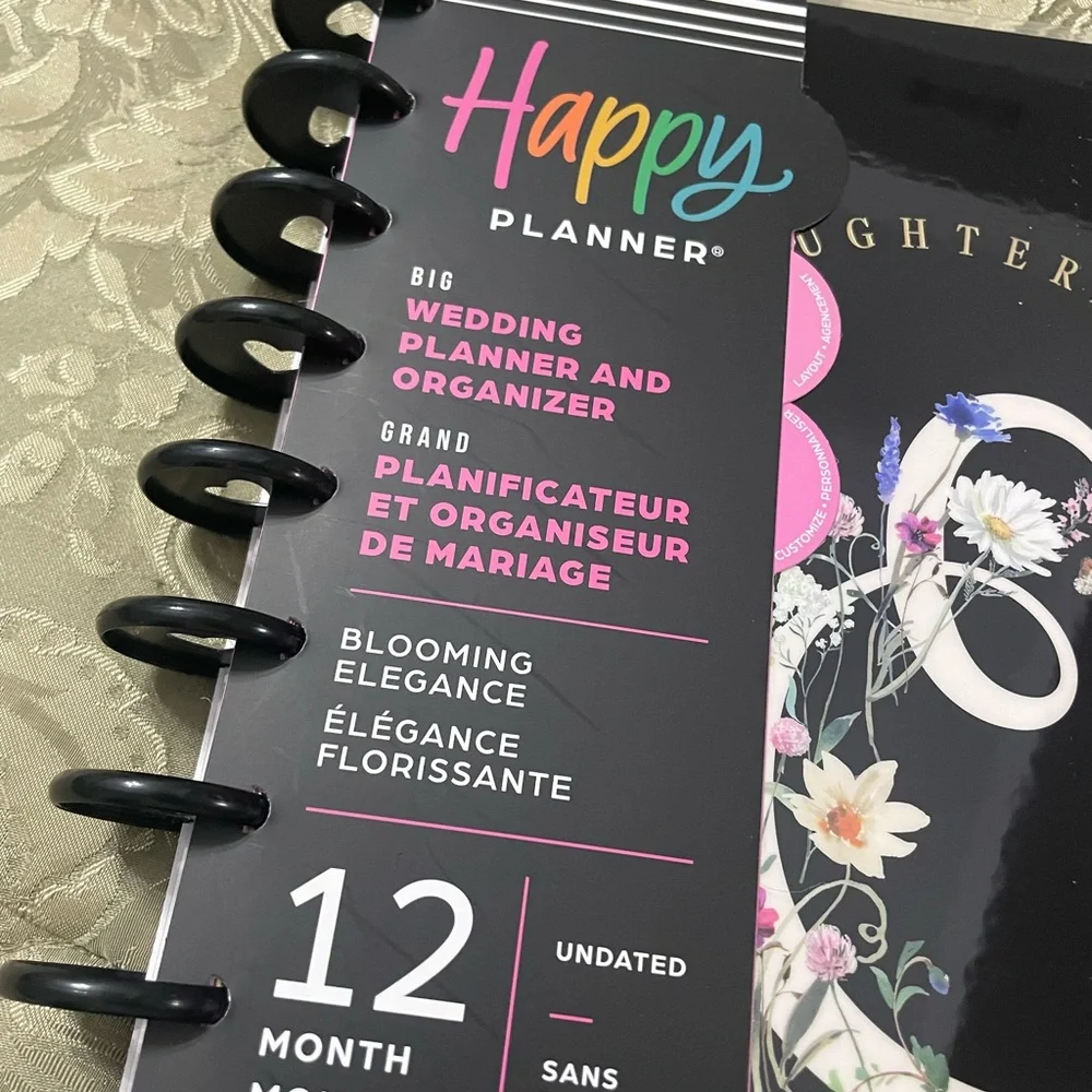 Bridal 12 month Big wedding planner and organizer